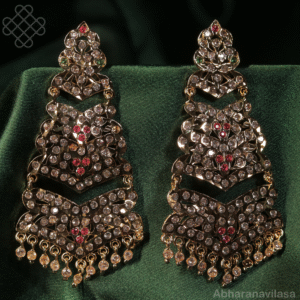 Traditional panchaloha chandbali