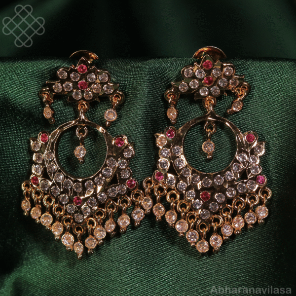 Traditional panchaloha chandbali