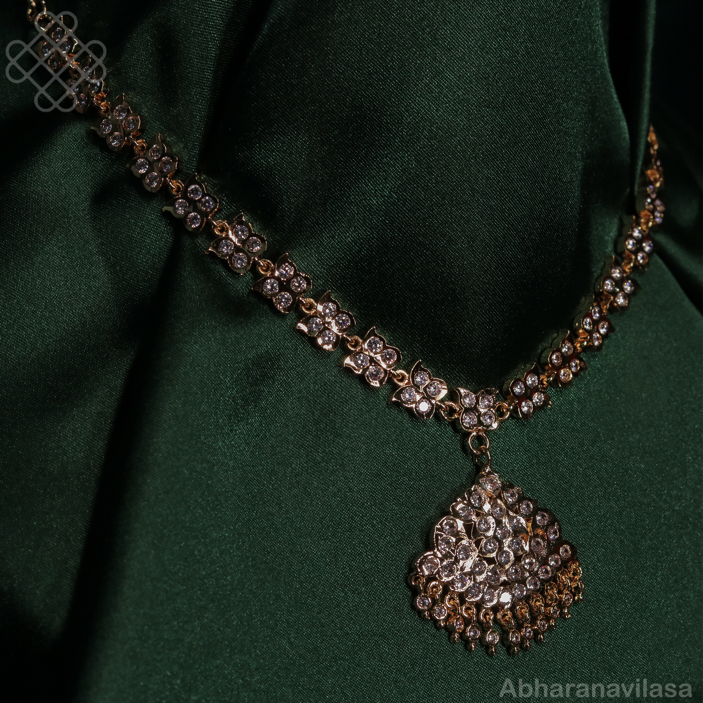 Traditional panchaloha attigai/necklace