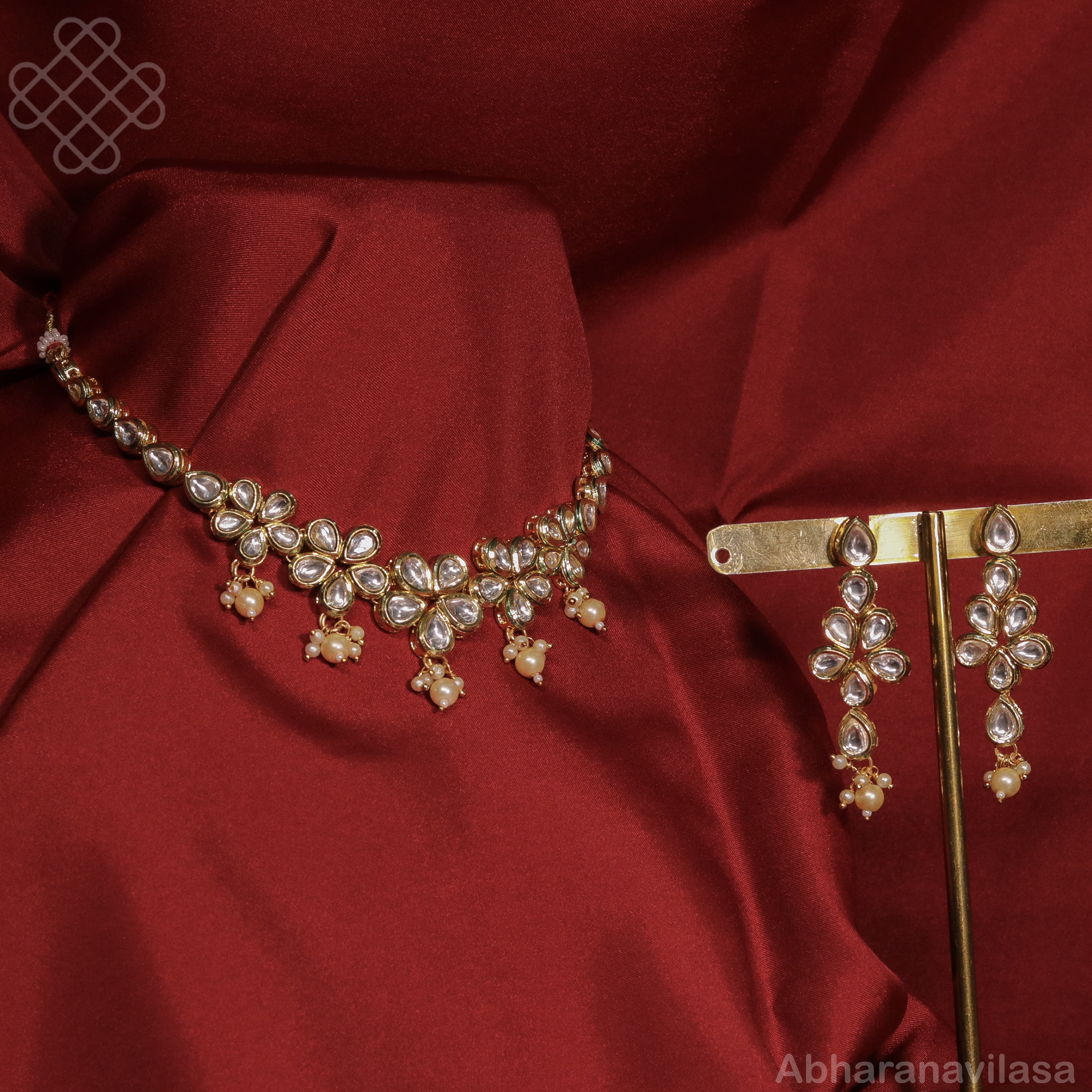 Short necklace (kundan)